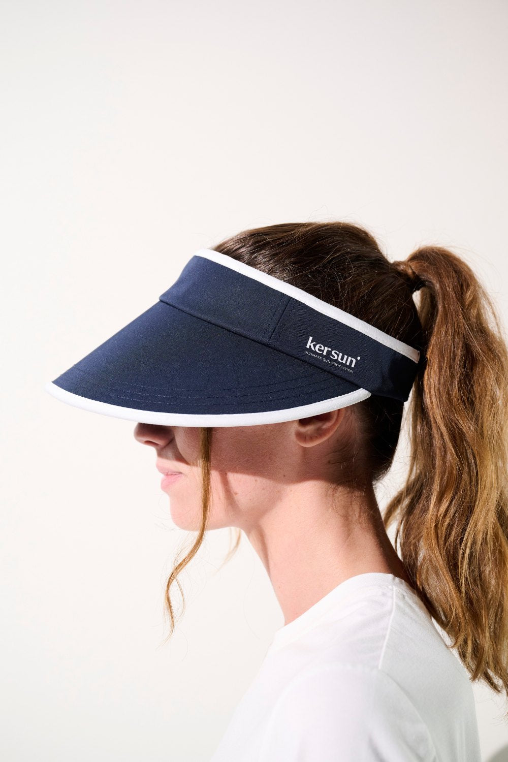 Visière anti-UV - Augusta de Ker Sun pour femme, élégante et respirante, offrant protection solaire UPF 50+.