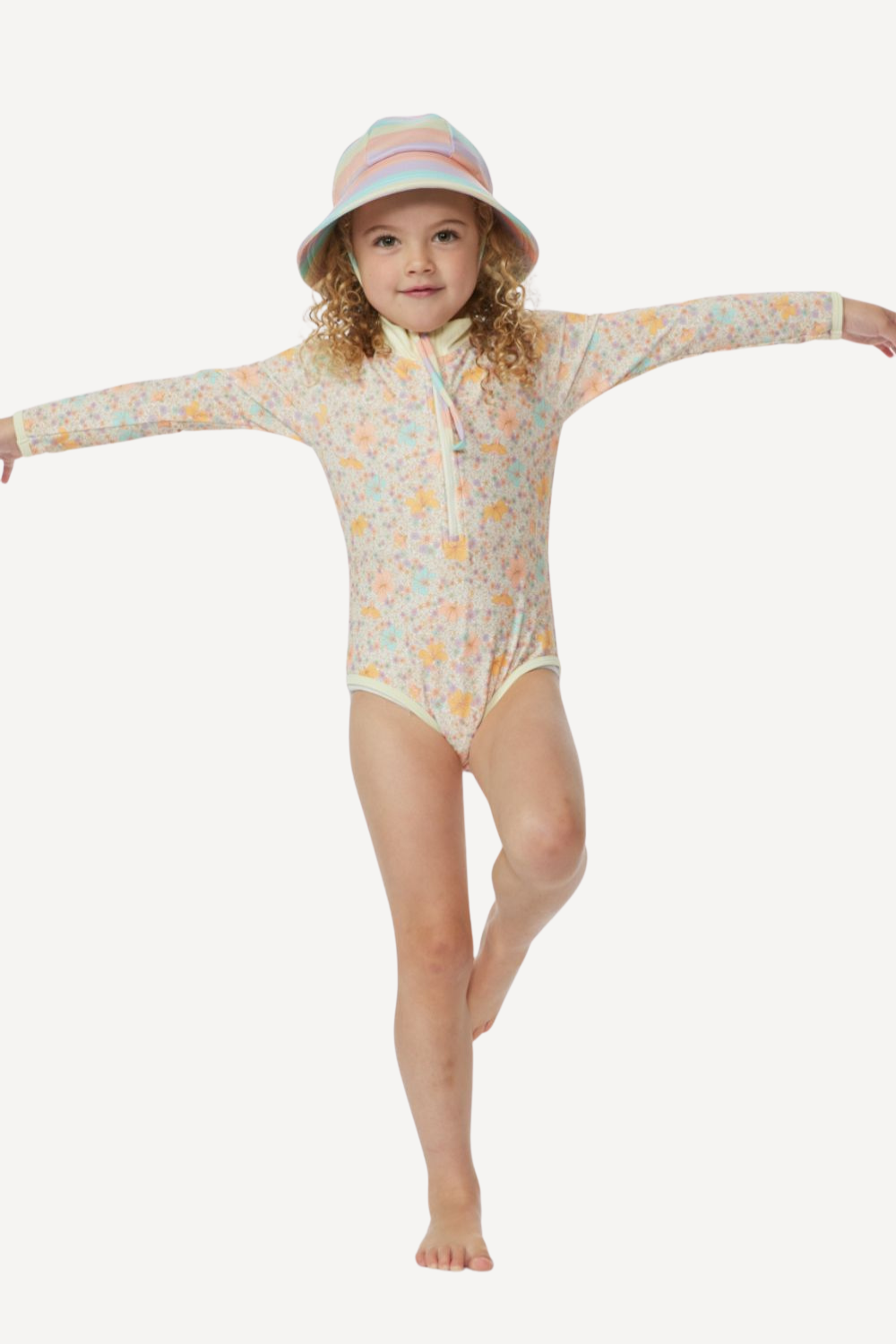 Maillot de bain anti-UV manches longues - Crystal