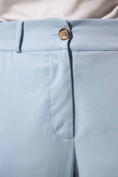 Pantalon anti-UV - Faro bleu pour femme, léger et élégant, offrant une protection solaire UPF 50+.