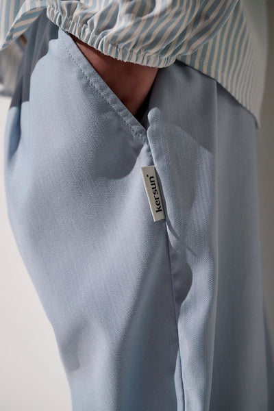 Pantalon anti-UV - Faro en bleu léger, de la marque Ker Sun, avec poche et protection solaire UPF 50+.