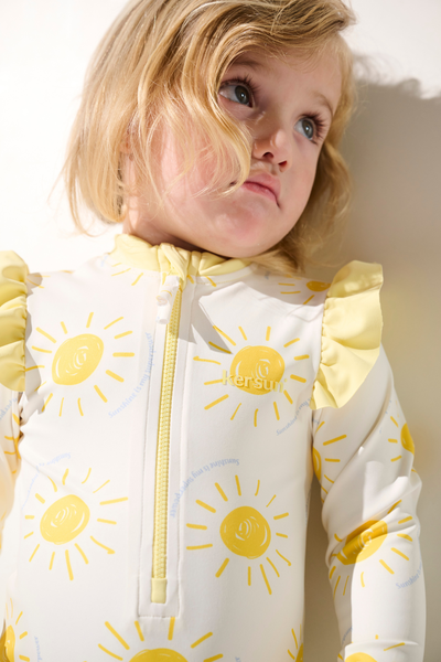 Långärmad UV Baddräkt - Flores