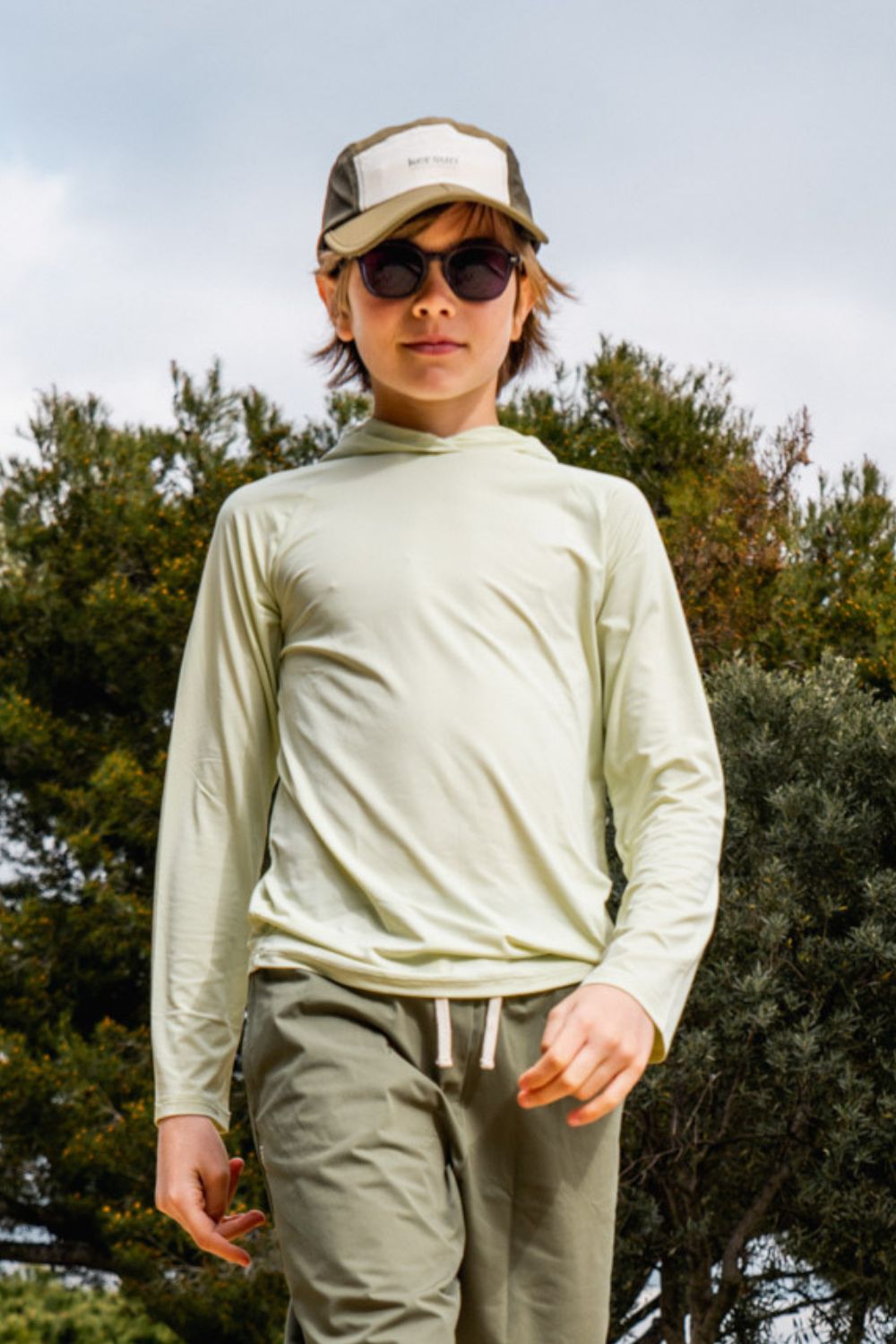 UV T-shirt med huva – Oasis