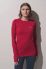 T-shirt anti-UV - Boston rouge pour femme, léger et respirant, offrant une protection solaire UPF 50+.