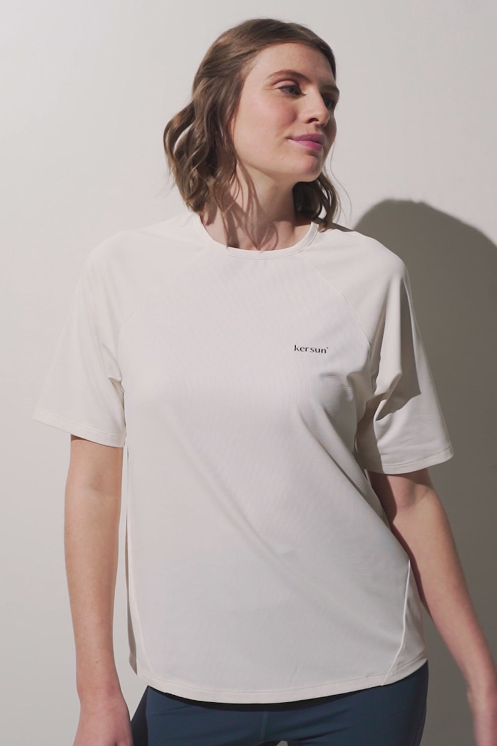 T-shirt anti-UV Boston pour femme, coupe légère et respirante, offrant protection solaire UPF 50+.