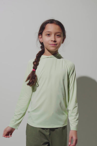 UV T-shirt med huva – Oasis